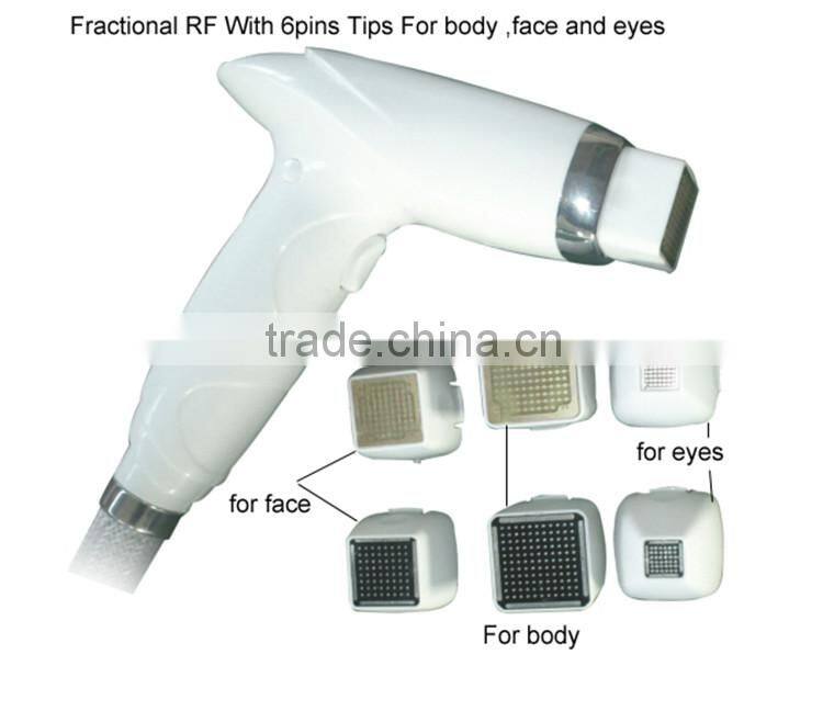 High quality 3 in 1 Multipolar RF+fractional rf+4d Cavitation+skin tighten beauty machine