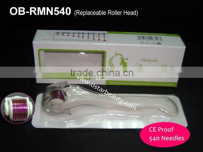 ( CE Proof ) Replacement derma roller system beauty needle roller RMN