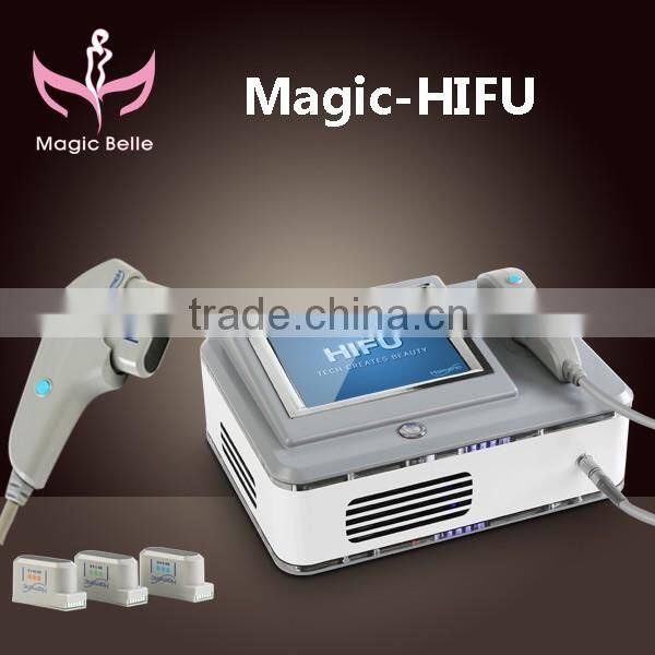 Professional hifu beauty machine wrinkle remover/portable hifu body slimming machine/skin tightening machine for home use