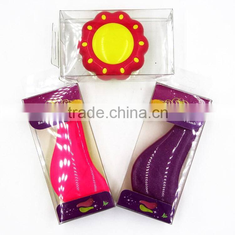 New Style CuteTiny Detangling Hair Brush for Children Little Beautiful Small Comb For Kids With Three Choices