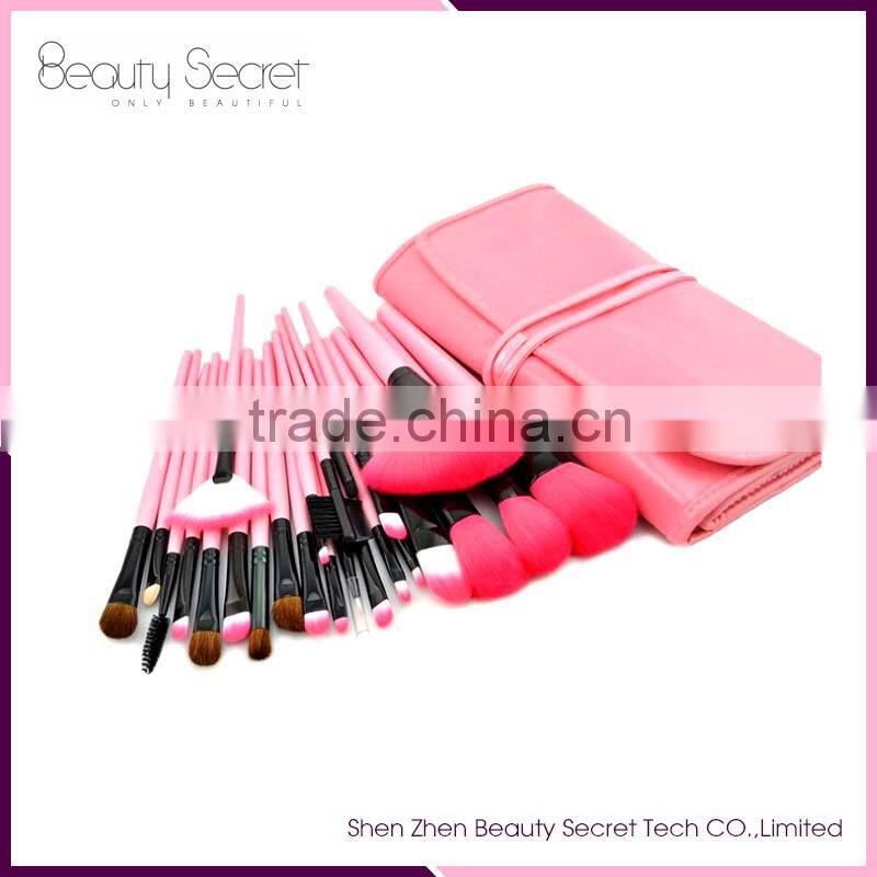 Private label 24 pcs makeup brush set for cosmetis