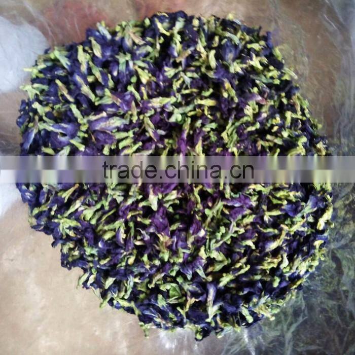 Dried Thai herbal medicine Butterfly Pea