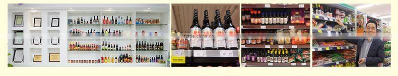 Hot sale zero additives bulk soy sauce 625ml