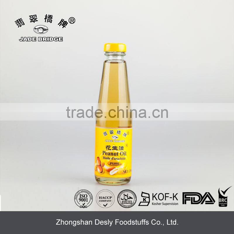 Healthy Peanut oil Kosher certification 250ml