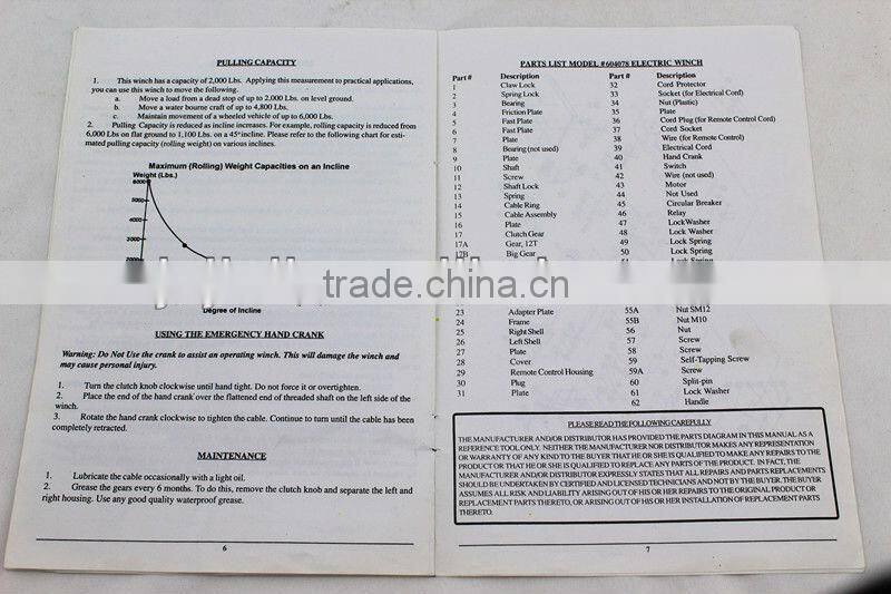 Yacht Winch,Boat winch,Barge winch 12V 2000lb 3000lb 3500lb 5000lb ELECTRIC WINCH