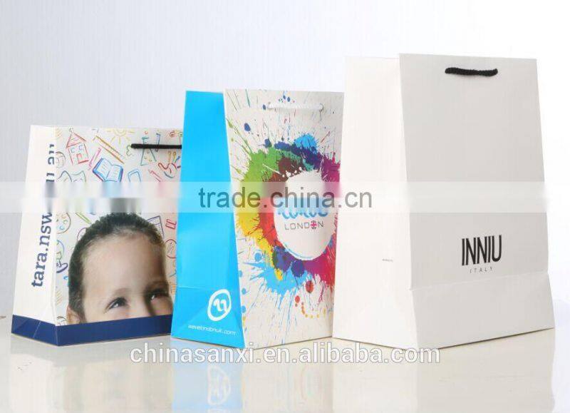 Documents carry paper bag, twisted handle paper carrier bag for documents