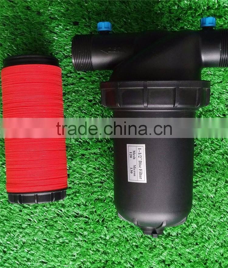 PP plastic 120# 10 bar durable Anti-clogging agriculture garden irrigation disc filter