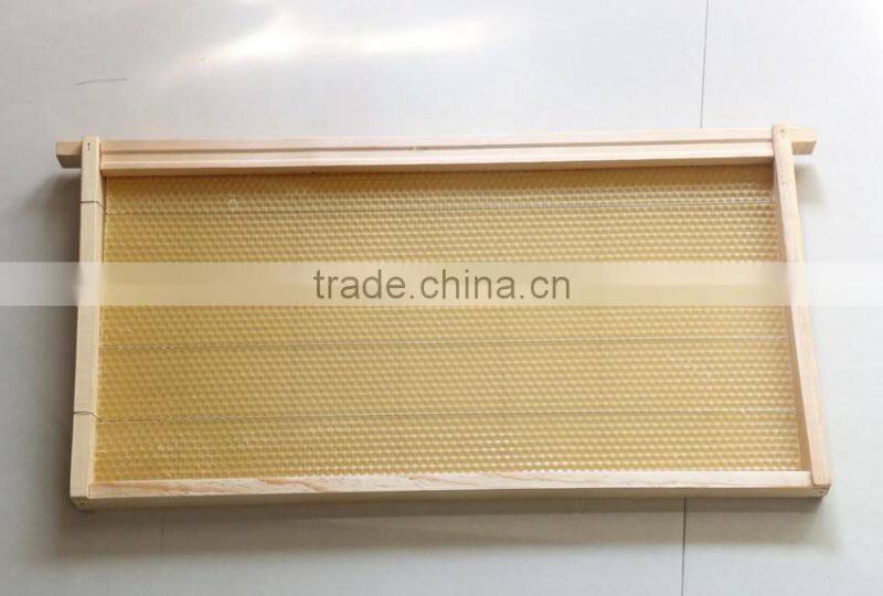 2016 new type beehive frames assembled bee hive frame with comb foundation for bee keeping