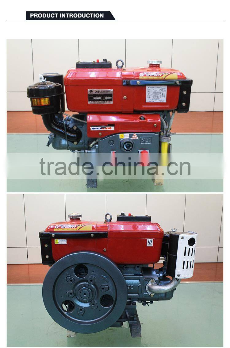 Water-cooled Diesel Engine CGZ12 CHANGGONG 3 cylinder diesel engine