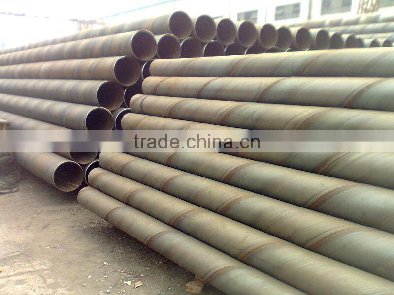 good production black steel pipe/ssaw steel pipe made in China