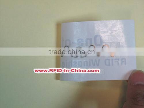 Car Tracking RFID Plastic Labels Adhesive on Car Windshield