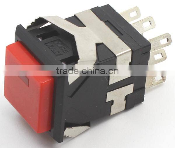 KD2-22 ON-(ON) square LED push button switch