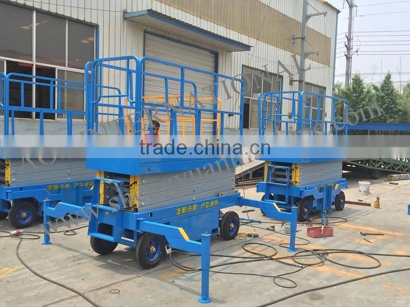 Portable Upright Scissor Aerial Work Platform