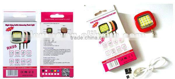 Small fast selling items External Night Using Selfie Enhancing lled selfie flash light