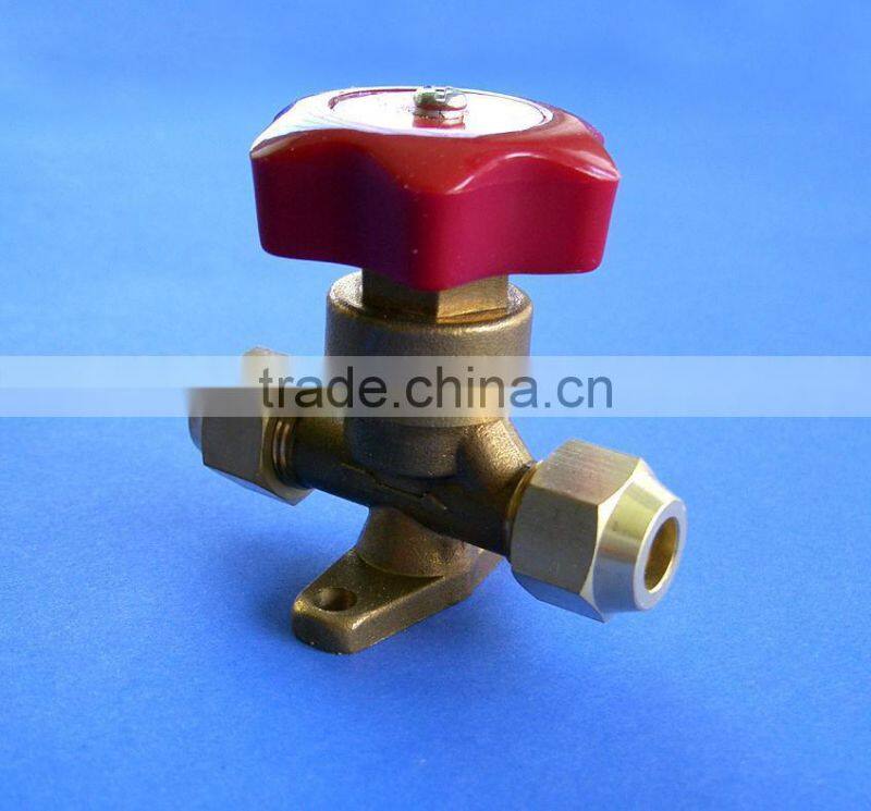 flare type welding hand valve