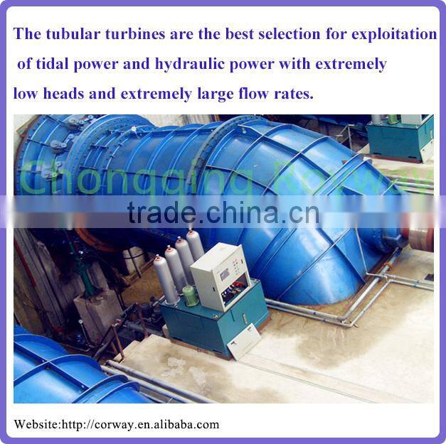 10KW Hydraulic Generator Tubular water turbine generator for home use