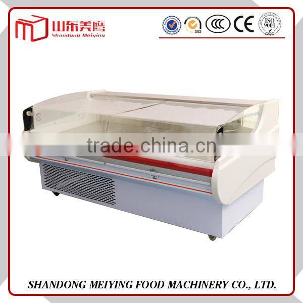 Vertical display-series meat cooler with CE/meat display refrigerator /commercial Stainless Steel kitchen equipment fridge