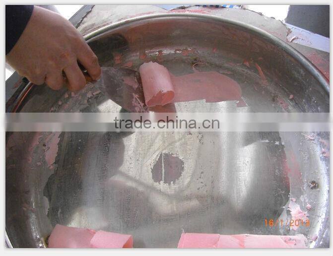 Double pans durable fry ice cream machine,fry ice cream machine price ZQR2170S
