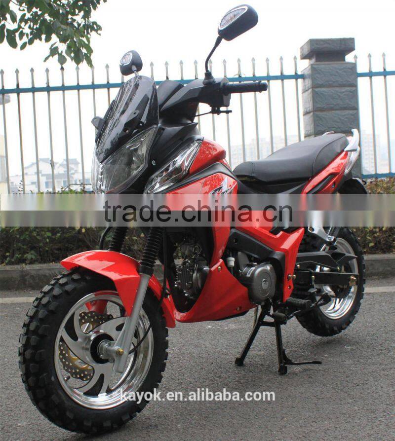 Motorcycle Chinese Motorcycles Gas/Diesel Moped With Pedals Motorcycles For Sale KM125-CP