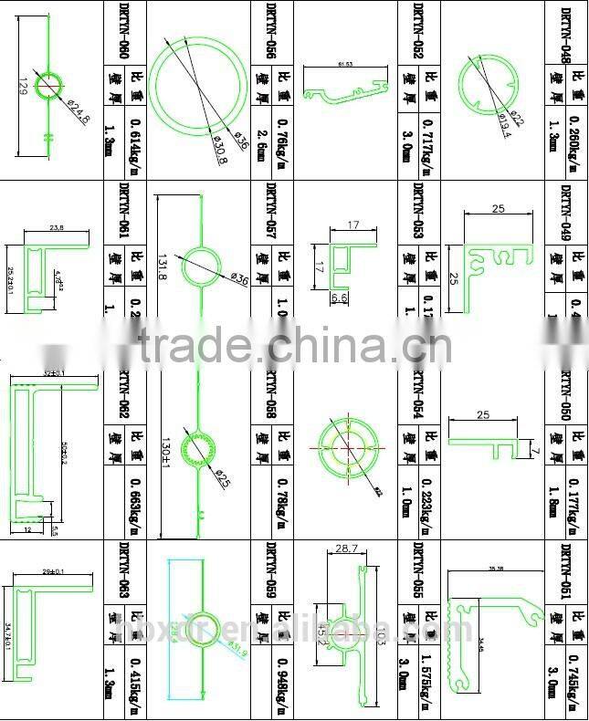 anodized aluminium profile for solar frame (aluminium profile of solar panel frame, aluminium profile for solar)