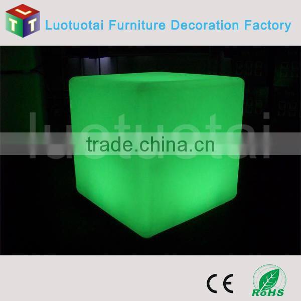 Battery powered led magic cube with wifi remote control