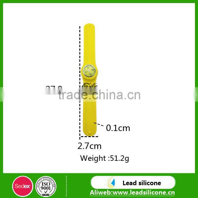 Customized Child Silicone Wirst Slap Watch