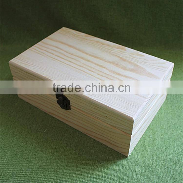 cuboid shape wooden essential oil packaging box for sale