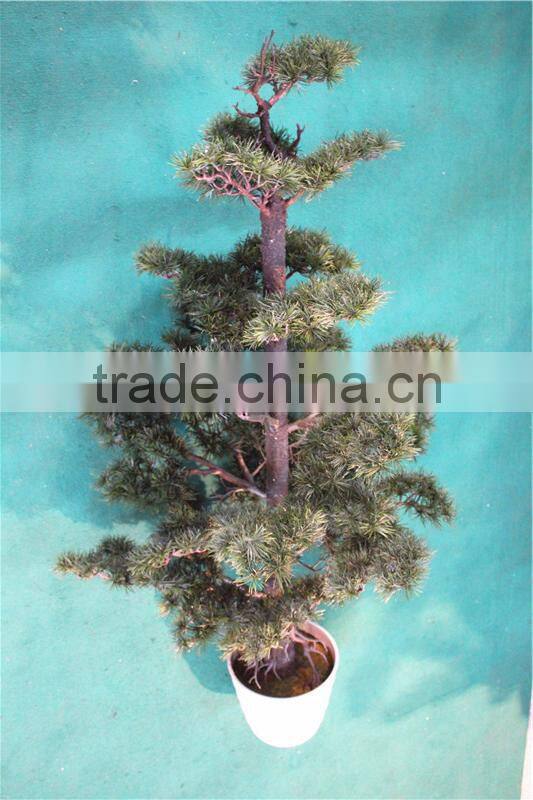 Home garden decoration 50cm to 160 cm hight small indoor canadian artificial green pot plastic similar pine trees ELSPZ02 0905