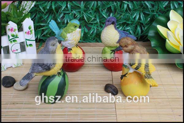 Custom resin crafts garden decor artificial miniature tree house gnome