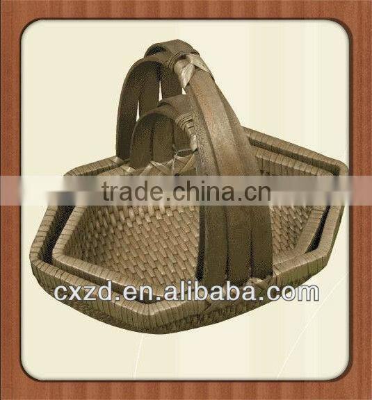 Antique bamboo basket , fruit basket,vegetable basket