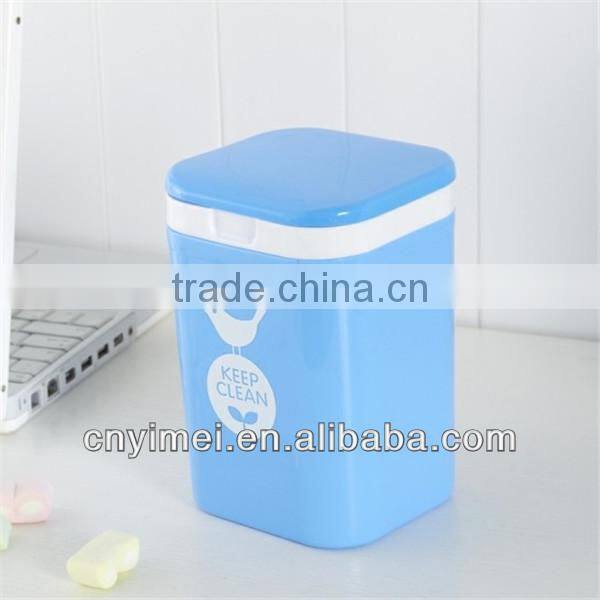 plastic cartoon dustbin,colourful dustbin,mini dustbin