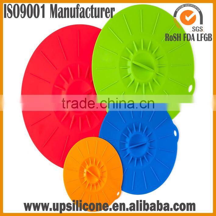 mircowave oven safe silicone pot cover set of 5pcs