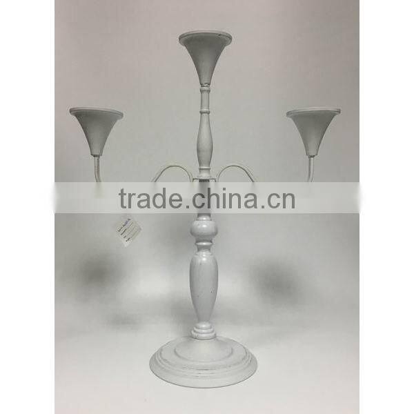 Wedding white set of candle holder