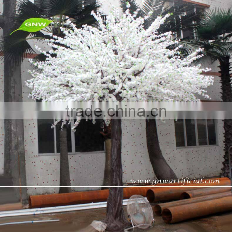 GNW BLS026 Artificial Sakura Tree big silk cherry blossom with fiberglass trunk