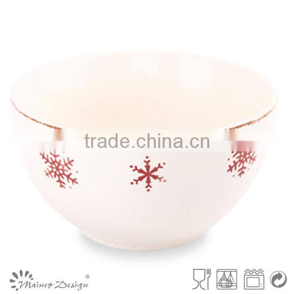 promotion trend christmas gift 2014 ceramic christmas bowl
