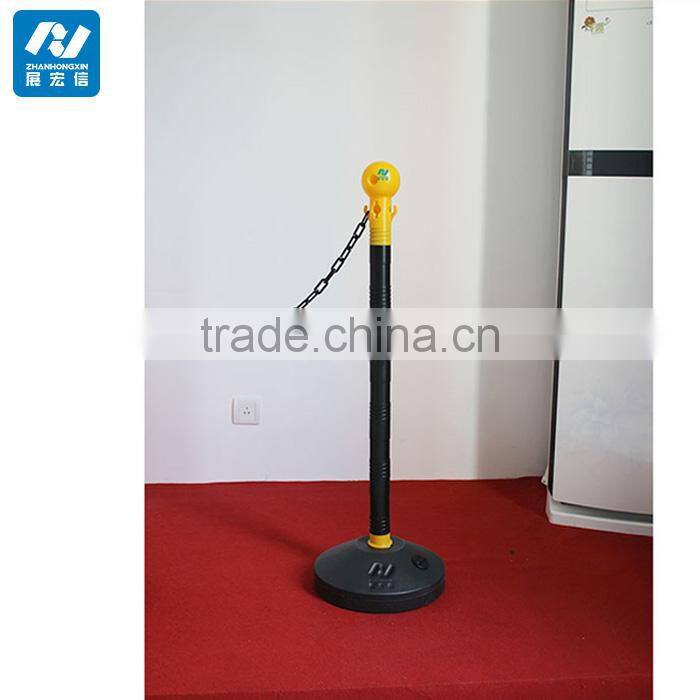 red/white Plastic Portable Post/Light Duty Plastic Stanchion & Chain