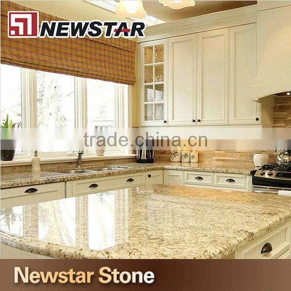 Newstar fabricated OG finish new giallo ornamental granite countertop