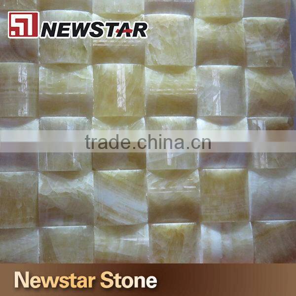 Luxury decoration onyx mosaic tile