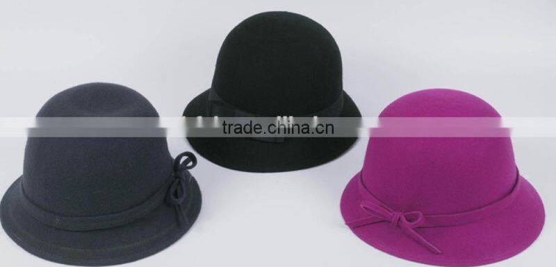 natural wool felt hat