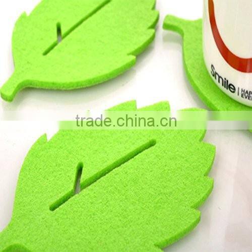 Novelty Design Perfect Kitchen Decoration Colorful Lovely Shape High Quality Felt Coasters