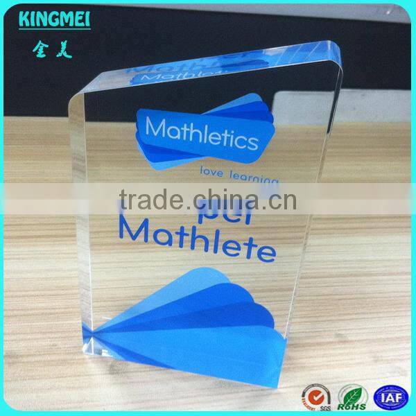 Customized Acrylic Crystal Blocks Crafts