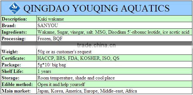 Japanese food vinegar wakame