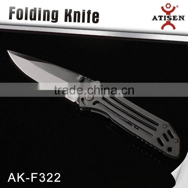 High Quality Outdoor Knives Stainless Steel Handle Folding Knife