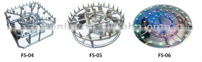 outdoor fountains led lighting music dancing flower