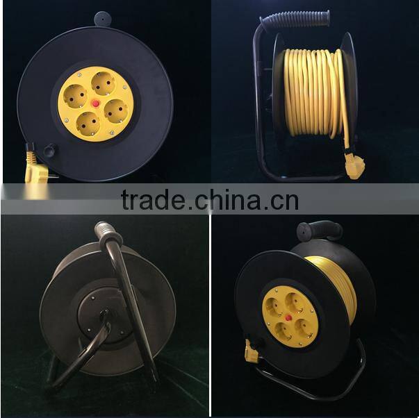 cable reel european extension cable reel, with 16A 3pin plug with children protect