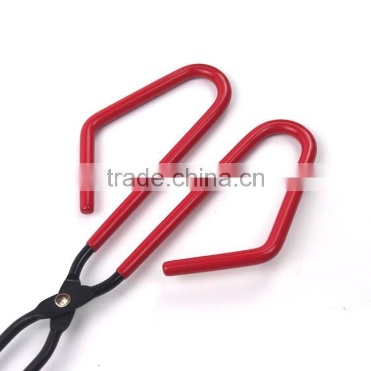 Non-stick mutifunction kitchen scissor tongs with TPR handle