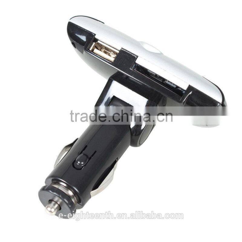 2016 hot 1.5" LCD Car Kit Bluetooth MP3 Player SD MMC USB Remote FM Transmitter Modulator