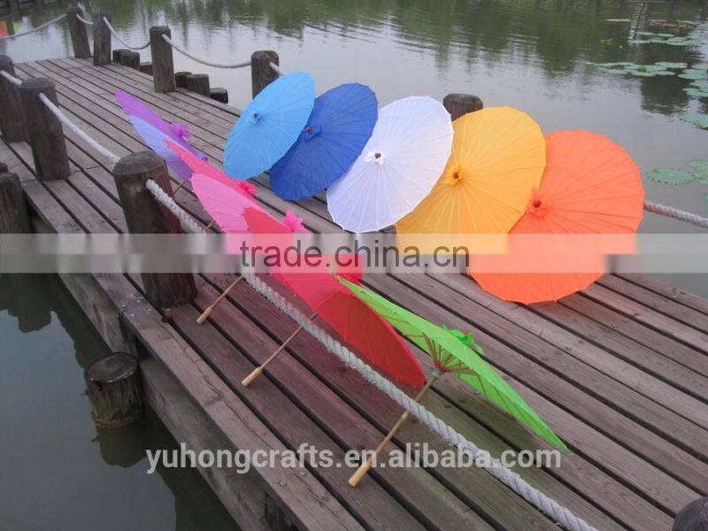 Handmade silk parasol bamboo for promotion