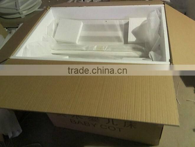 Qing dao solid wood baby crib baby cot bed