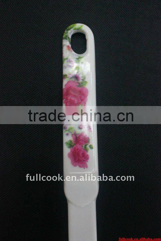 Melamine kitchen untensil series w/flower printing
